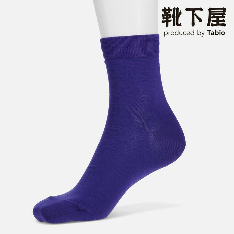 【公式 Tabio】 【定番】薄手であたたかい 高級ウール無地ショートソックス / 靴下屋 靴下 タビオ くつ下 ショート レディース 日本製 2401de2