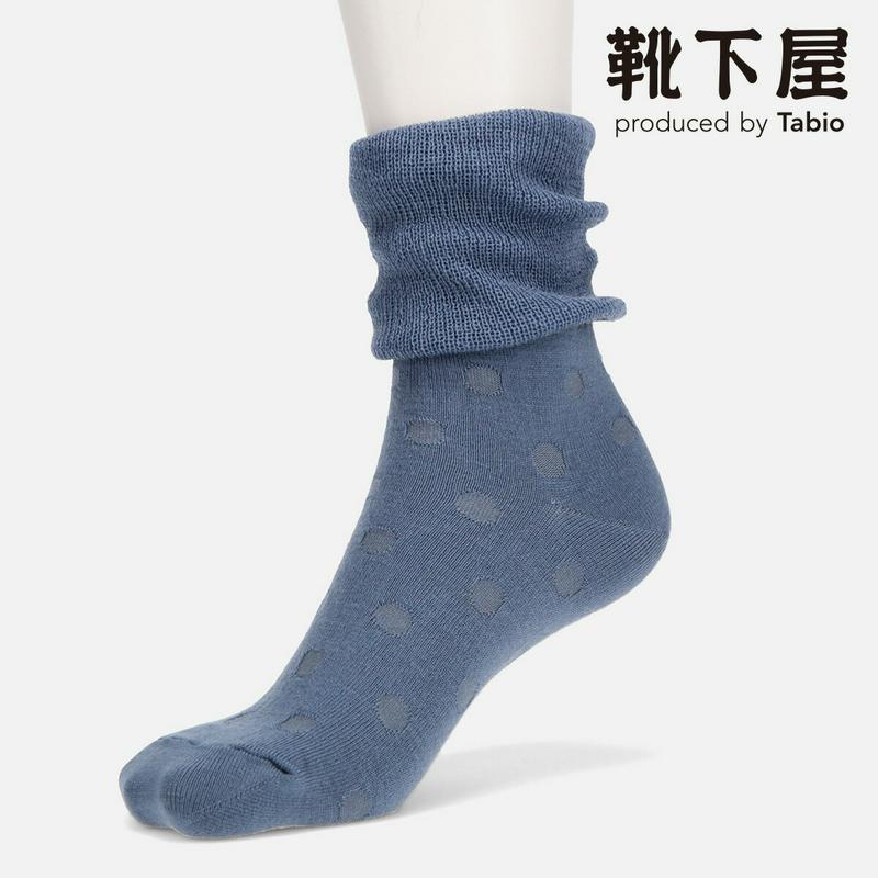 【公式 Tabio】 高級ウールドット柄ソックス / 靴下屋 靴下 タビオ くつ下 レディース 日本製 2401de2