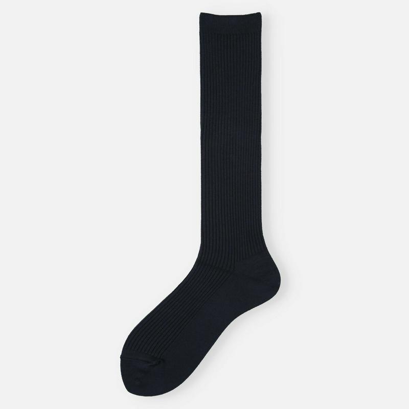 【全品送料無料★〜1/16 23:59迄】【あす楽】50%OFF【靴下屋】 2×2リブハイソックス / 靴下 タビオ Tabio くつ下 ハイ レディース 日本製 2101sl
