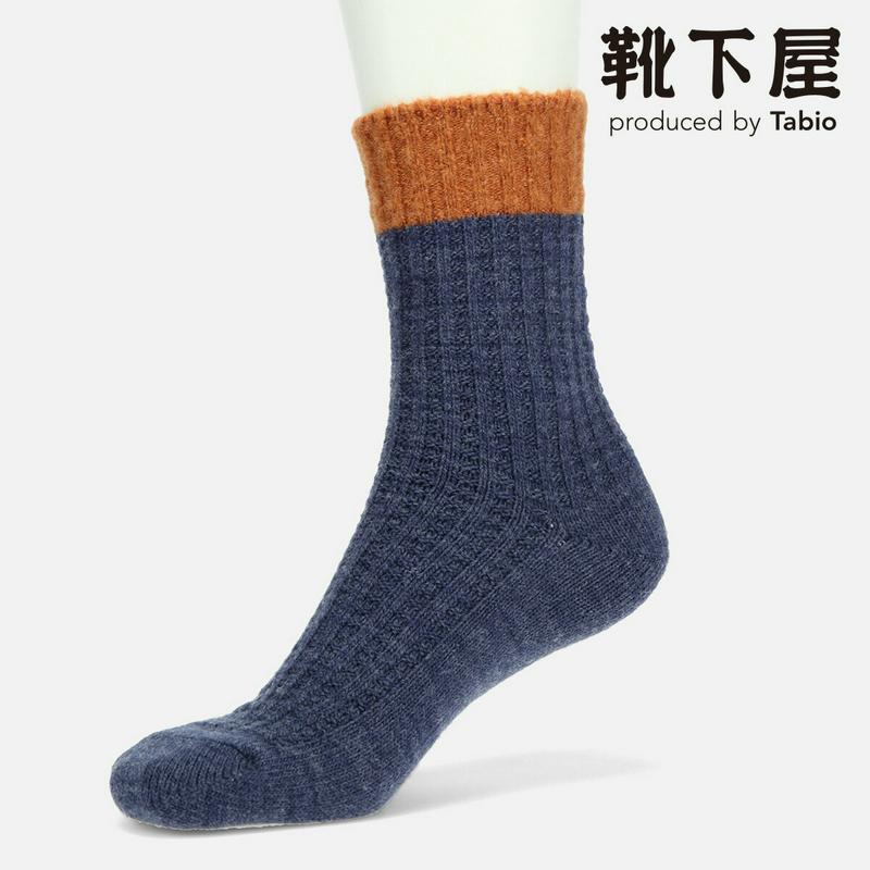 【あす楽】【靴下屋】 ワッフルリブソックス / 靴下 タビオ Tabio くつ下 クルー レディース 日本製