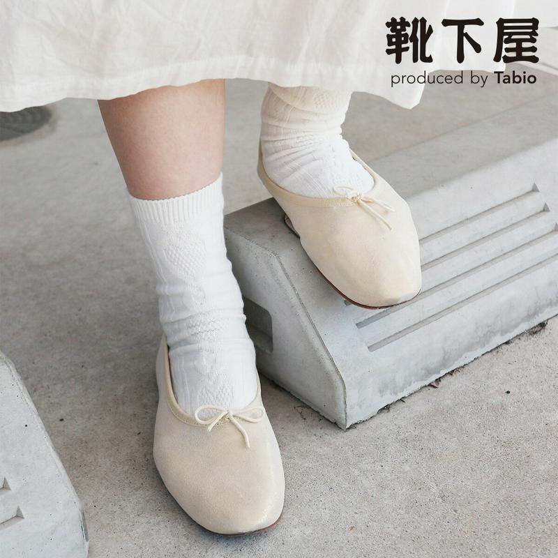 【あす楽】【靴下屋】 ハートニットソックス / 靴下 タビオ Tabio くつ下 クルー レディース 日本製