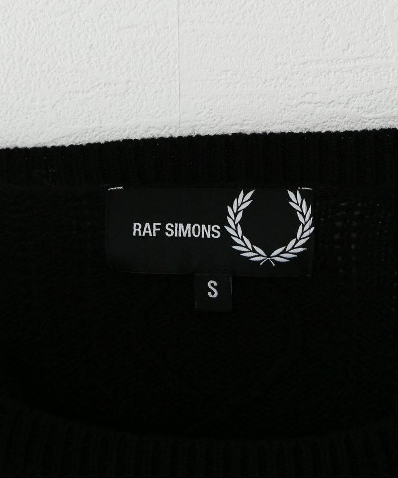 【 RAF SIMONSｘFRED PERRY 】OVER SIZED PRINTET：プルオーバー（JOURNAL STAND