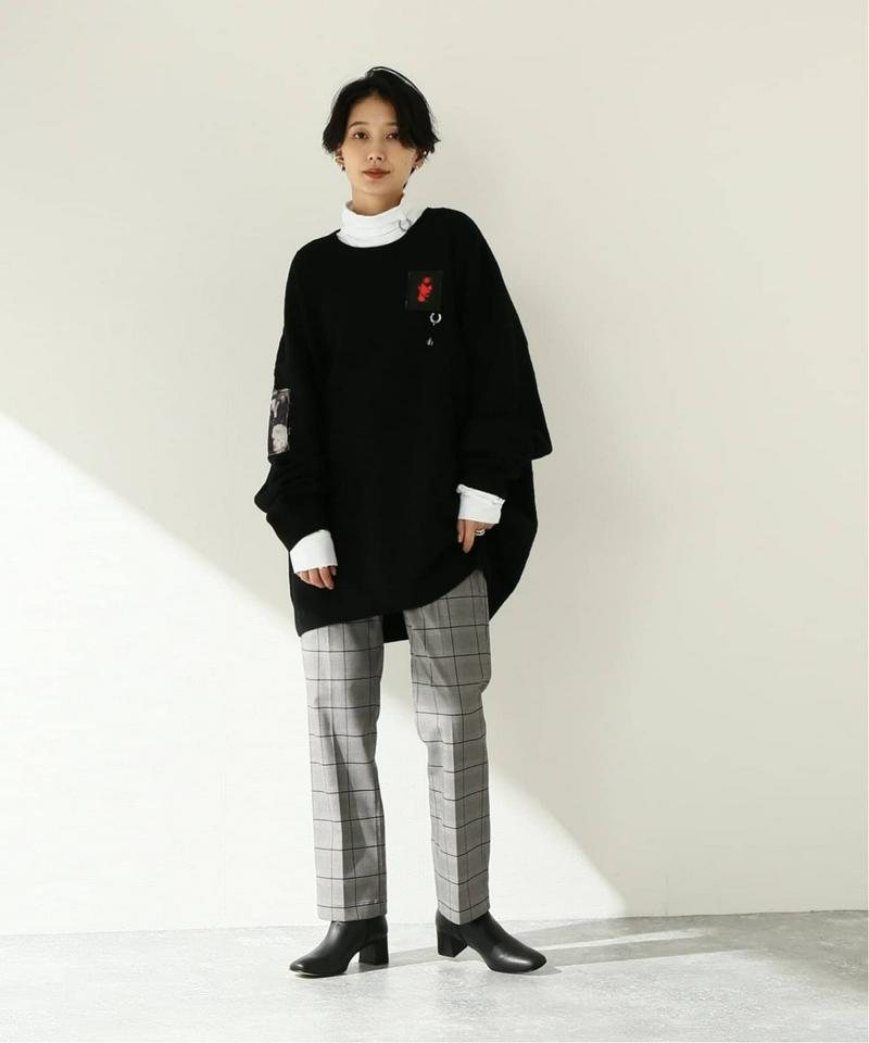 【 RAF SIMONSｘFRED PERRY 】OVER SIZED PRINTET：プルオーバー（JOURNAL STAND