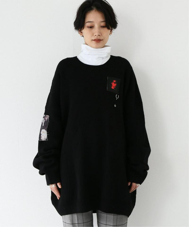 【 RAF SIMONSｘFRED PERRY 】OVER SIZED PRINTET：プルオーバー（JOURNAL STAND