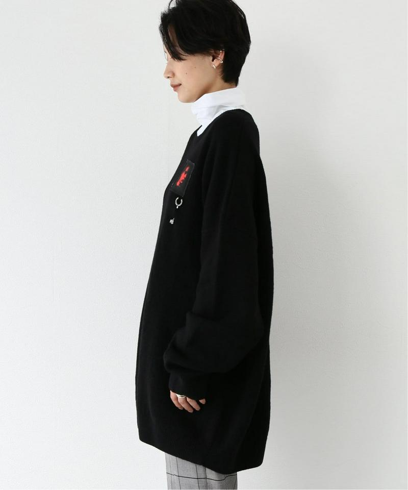 【 RAF SIMONSｘFRED PERRY 】OVER SIZED PRINTET：プルオーバー（JOURNAL STAND