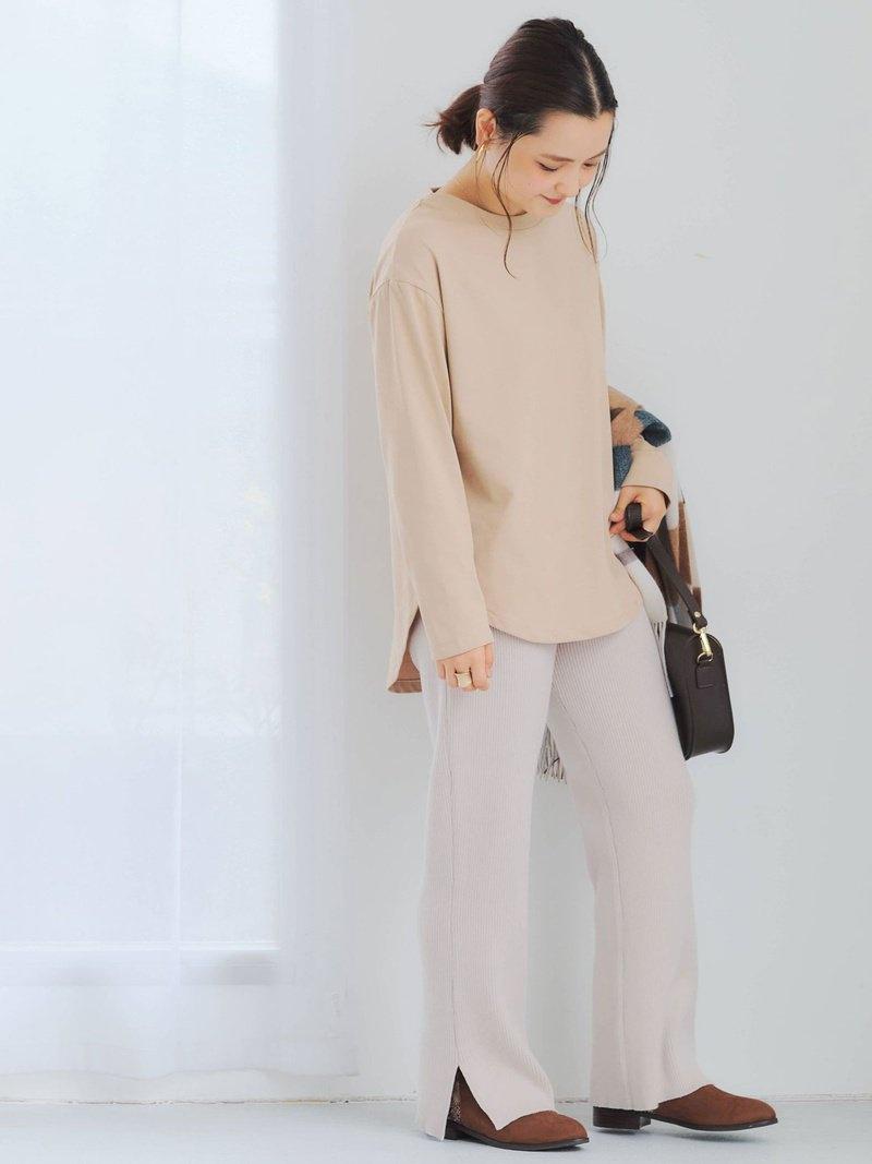 [ XS / H148-155cm ] ★★ SC ボートネック ロングスリーブ Tシャツ