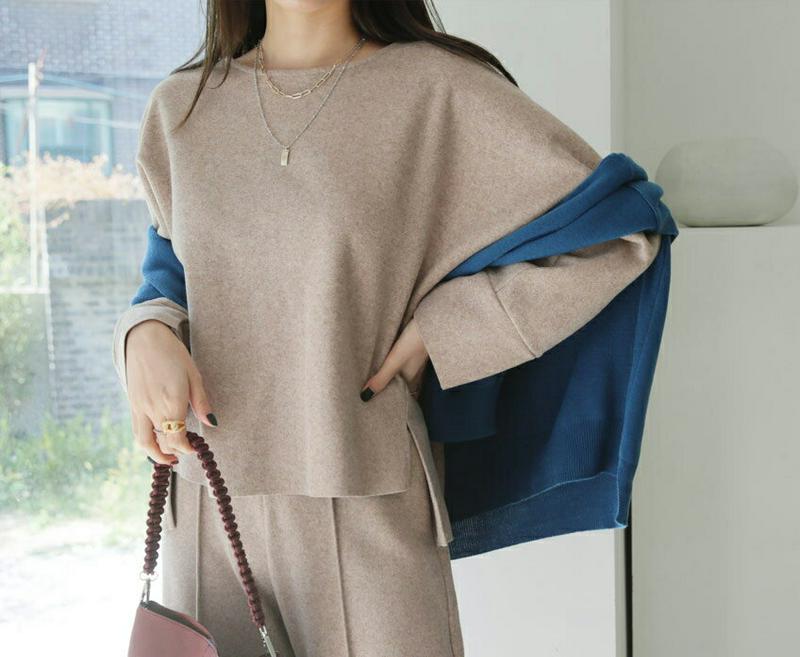 【新作10%OFF】アンバランスTシャツ・全3色・b64572 レディース【tops】【韓国 ファッション トップス Tシャツ 