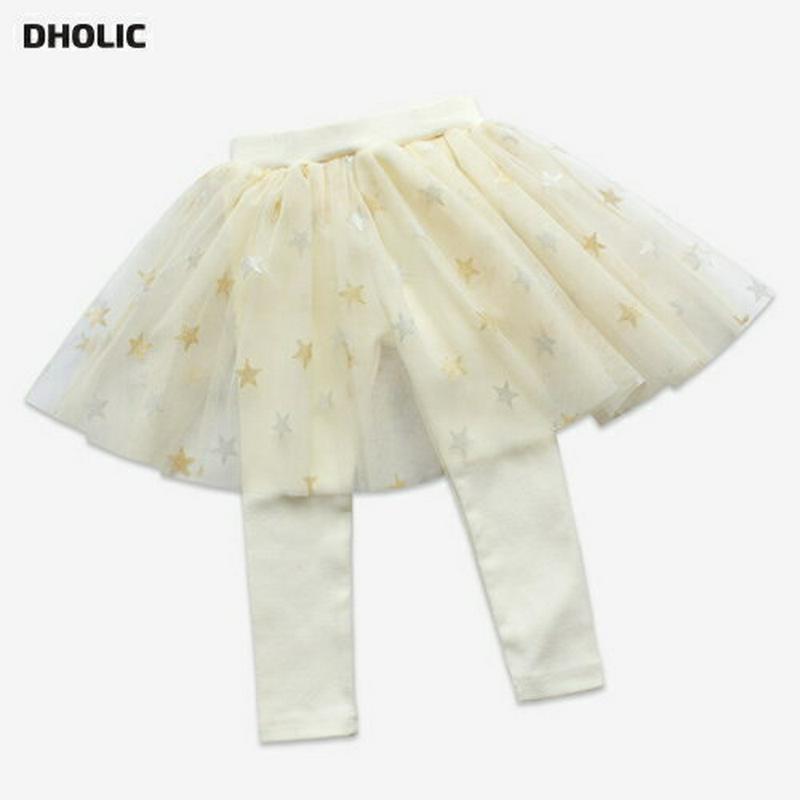 レギンススターチュールスカート・p007425 キッズ【3~8才】【pt】【レギンススカート レギンス スカート チュール 星 柄 可愛い かわいい ガーリー 女の子 春 秋 韓国 韓国子供服 子供 こども 子供服 こども服】【KIDS】