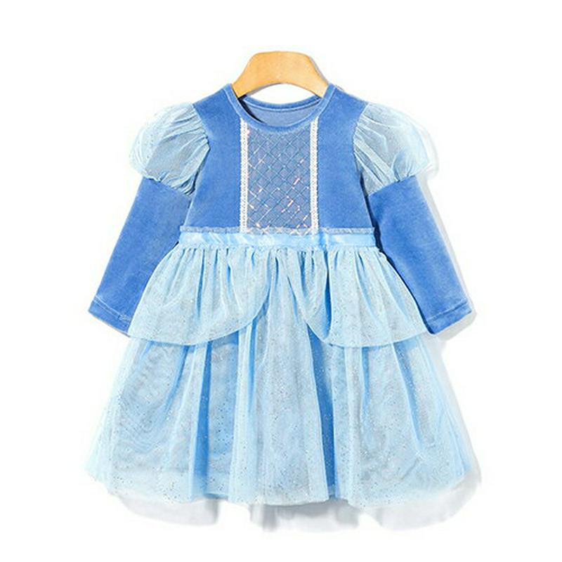 【送料無料】アクセSETチュールワンピース・p005617 キッズ【3~8才】【ops】【ワンピース ミニワンピース ショート 長袖 チュール 可愛い かわいい ガーリー 女の子 春 秋 韓国 韓国子供服 子供 こども 子供服 こども服】【KIDS】