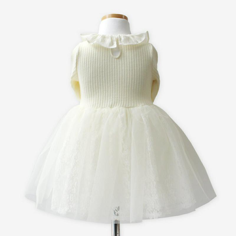 【キッズ30%OFF】フリルチュールワンピース・p007428 キッズ【3~8才】【ops】【ワンピース ミディ丈 ミディワンピース 長袖 フリル フリルワンピース チュール チュールワンピース ガーリー かわいい 女の子 春 秋 韓国 韓国子供服 子供 こども 子供服 こども服】【KIDS】