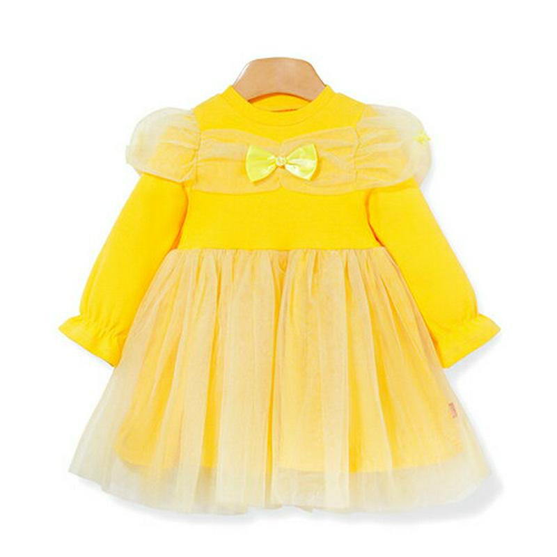 アクセSETチュールワンピース・p005620 キッズ【3~8才】【ops】【ワンピース ミニワンピース ショート 長袖 チュール 可愛い かわいい ガーリー 女の子 春 秋 韓国 韓国子供服 子供 こども 子供服 こども服】【KIDS】