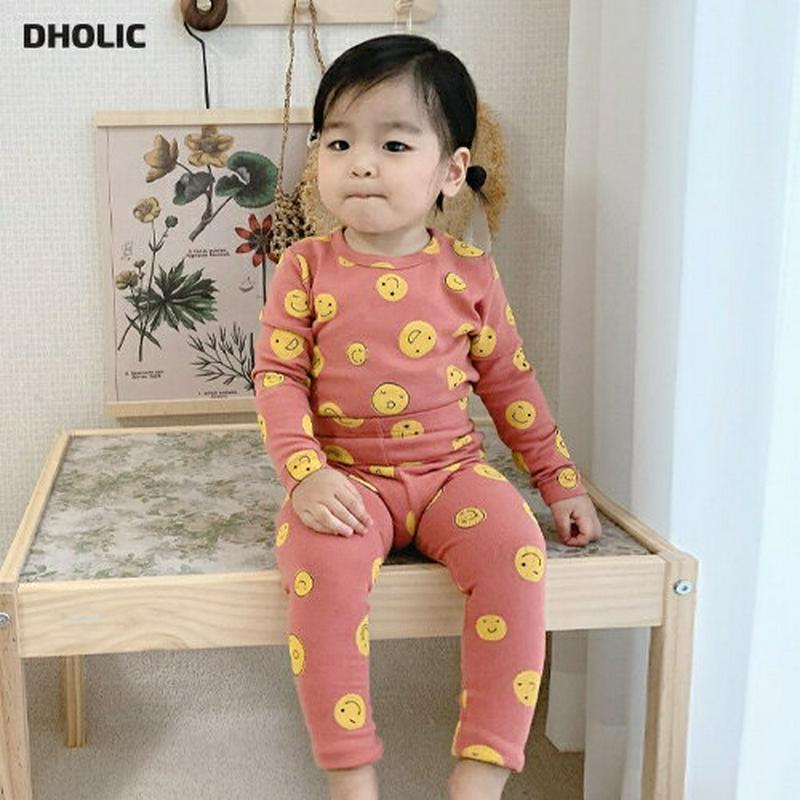 【キッズ10%OFF】スマイルルームウェア上下SET・u06849 キッズ【3~8才】【uw】【パジャマ ルームウェア 部屋着 