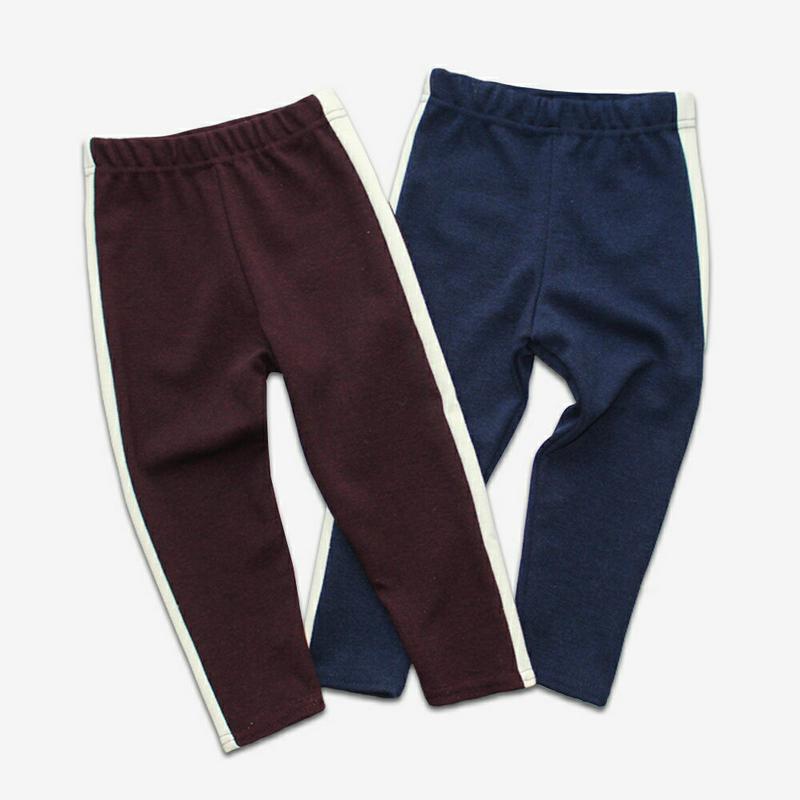 【キッズ30%OFF】配色ラインレギンス・p007420 キッズ【3~8才】【pt】【レギンス パンツ ズボン サイドライン カジュアル スポーティー ラフ 女の子 男の子 ウエストゴム 春 秋 冬 韓国 韓国子供服 子供 こども 子供服 こども服】【KIDS】