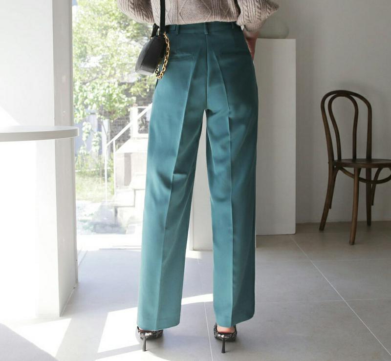 【新作10%OFF】サイドバックルスラックス・全3色・b64566 レディース【pt】【韓国 ファッション ボトムス ズボン パ