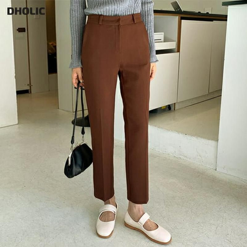 【新作10%OFF】スリムスラックスパンツ・全5色・t61327 レディース【pt】【韓国 ファッション ボトムス ズボン パン