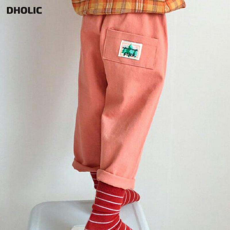 【キッズ10%OFF】パッチコットンパンツ・u07445 キッズ【3~8才】【pt】【パンツ ズボン ロングパンツ 長ズボン パ