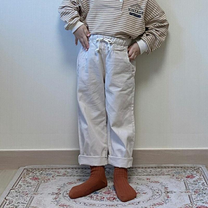 【キッズ10%OFF】ドロストパンツ・u07477 キッズ【3~8才】【pt】【パンツ ズボン ロングパンツ 長ズボン ドロスト