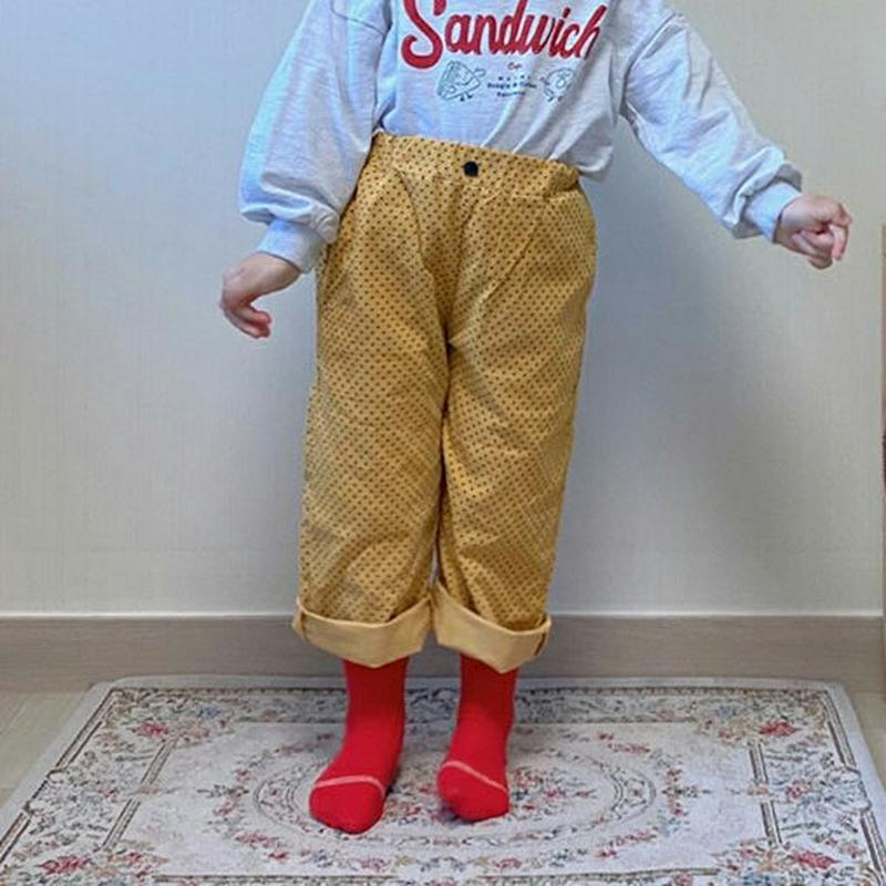 【キッズ10%OFF】ハートコーデュロイパンツ・u07449 キッズ【3~8才】【pt】【パンツ ズボン ロングパンツ 長ズボン