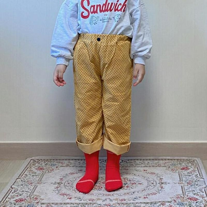 【キッズ10%OFF】ハートコーデュロイパンツ・u07449 キッズ【3~8才】【pt】【パンツ ズボン ロングパンツ 長ズボン