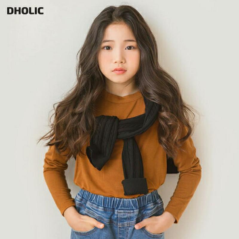 【キッズ10%OFF】レーヨンブレンドTシャツ・p007347 キッズ【3~8才】【tops】【トップス Tシャツ 長袖 ロンT