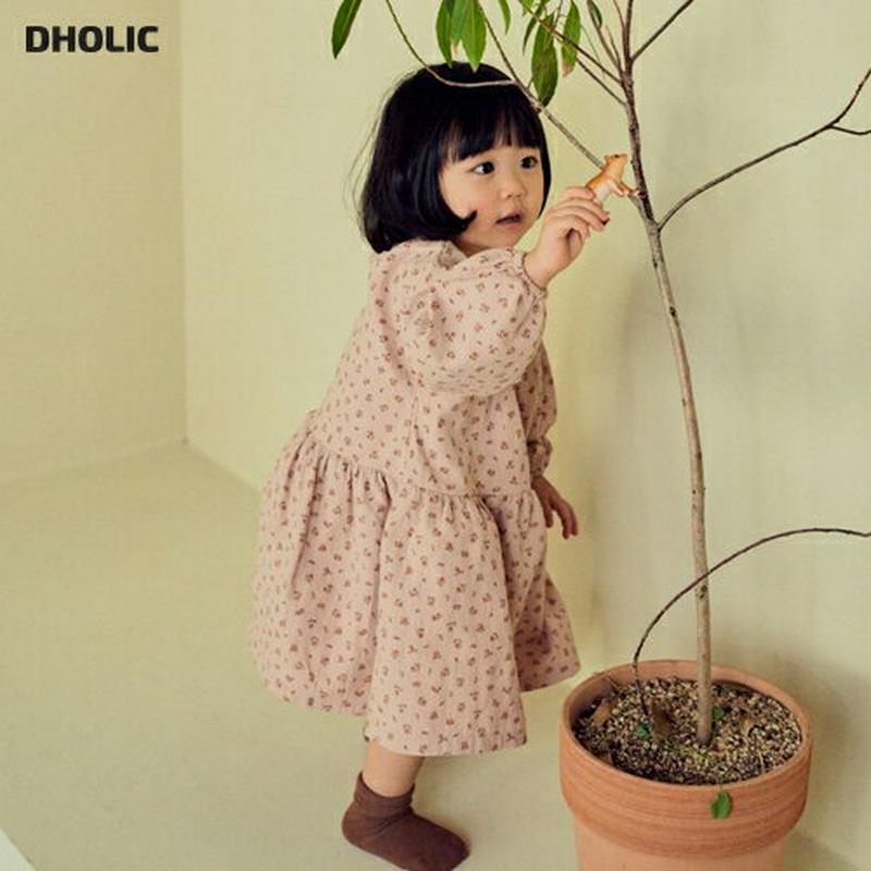 【キッズ10%OFF】フラワーフレアワンピース・u07384 キッズ【3~8才】【ops】【ワンピース ロング ロングワンピース