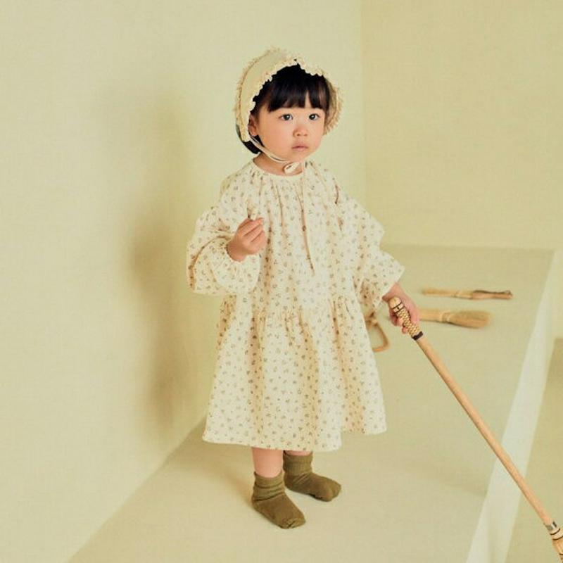 【キッズ10%OFF】フラワーフレアワンピース・u07384 キッズ【3~8才】【ops】【ワンピース ロング ロングワンピース