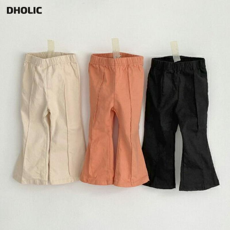 【キッズ10%OFF】ピンタックブーツカットパンツ・u07391 キッズ【3~8才】【pt】【パンツ ズボン ロングパンツ 長ズ