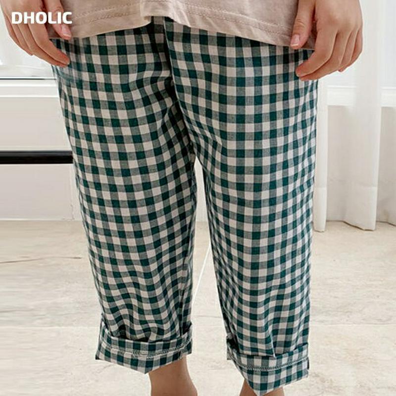 【キッズ10%OFF】チェックパンツ・u07400 キッズ【3~8才】【pt】【パンツ ズボン ロングパンツ 長ズボン チェック