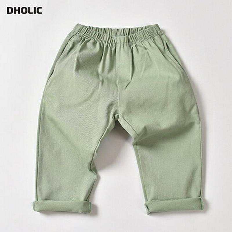 【キッズ30%OFF】ウエストゴムパンツ u07297 キッズ 【3~8才】【pt】【韓国 ファッション ボトムス パンツ ロング ストレート ウエストゴム 無地 デイリー カラーパンツ ストレッチ キッズ 子供 子供用 幼稚園 通学 通園 小学生 春 秋 冬】【KIDS】