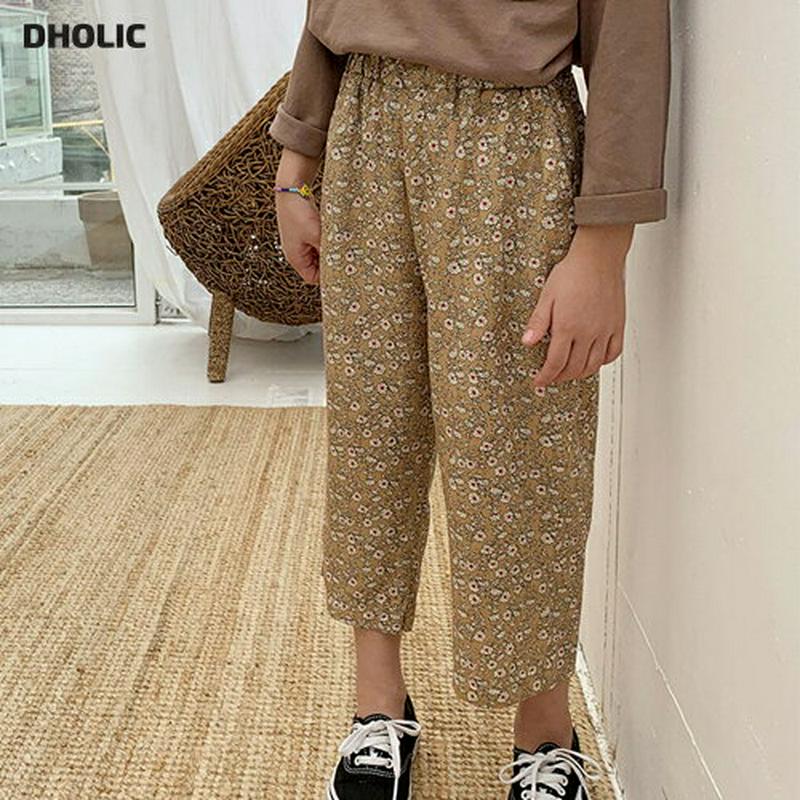 【キッズ10%OFF】イージーフラワーパンツ u07390 キッズ 【3~8才】【pt】【韓国 ファッション ボトムス パンツ 