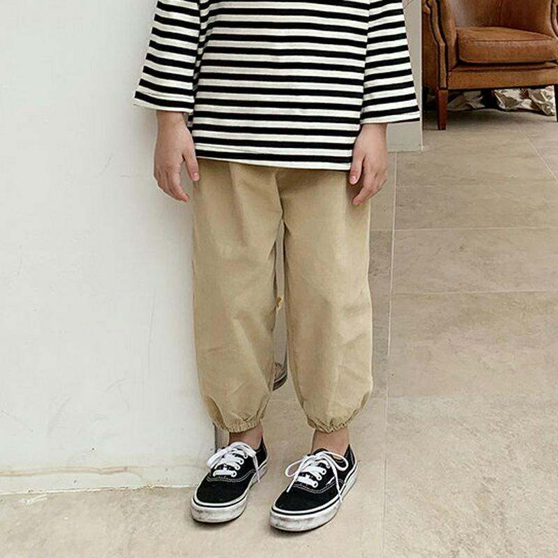 【キッズ10%OFF】コーデュロイゴムヘムパンツ u07381 キッズ 【3~8才】【pt】【韓国 ファッション ボトムス パン