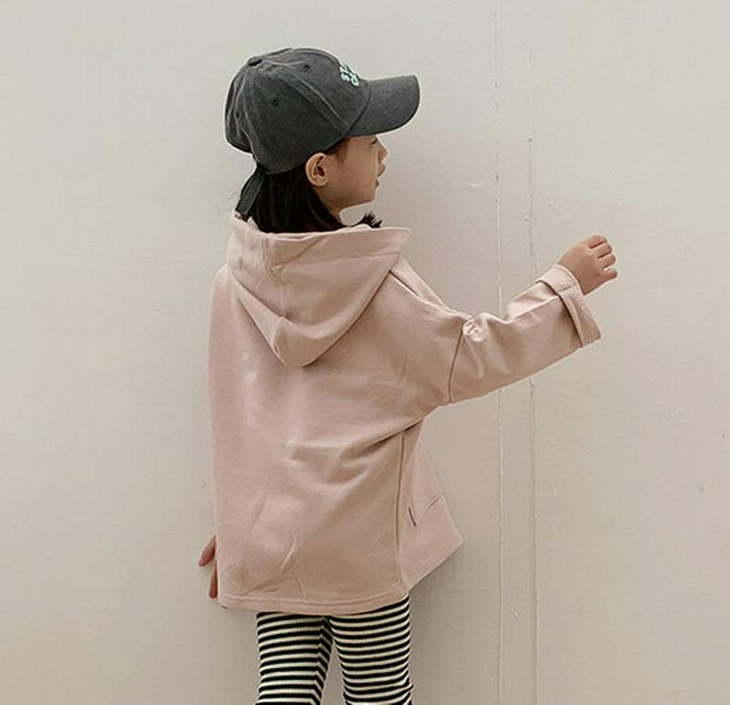 【キッズ10%OFF】ミニレタリングフーディ u07377 キッズ 【3~8才】【tops】【韓国 ファッション トップス フー