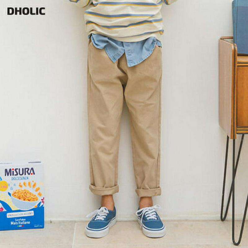 【キッズ10%OFF】ヒップポケットテーパードパンツ p007265 キッズ 【3~8才】【pt】【韓国 ファッション ボトムス