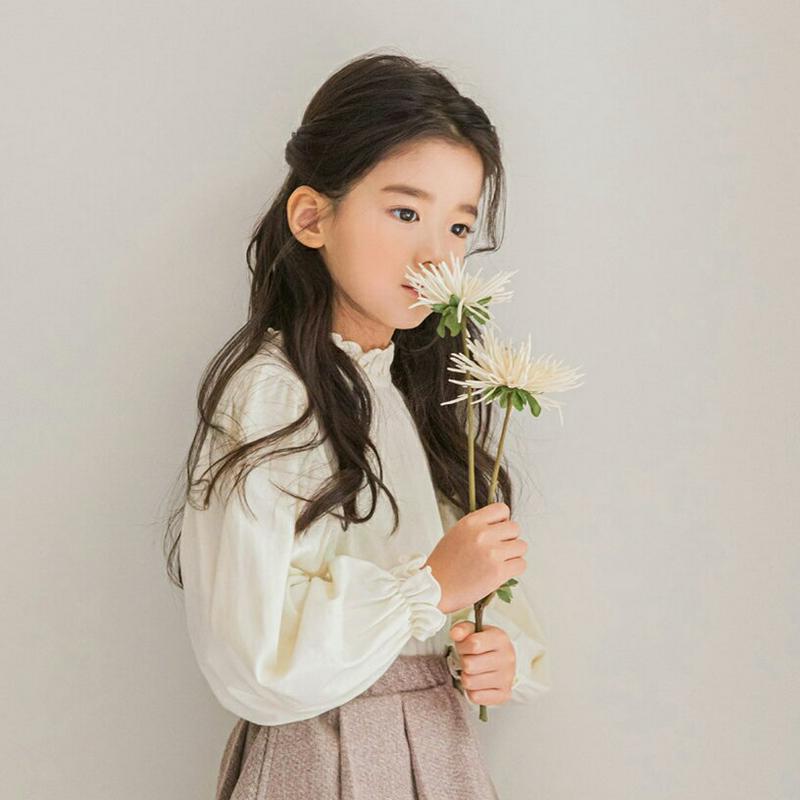 【キッズ10%OFF】フリルパフTシャツ p007274 キッズ 【3~8才】【tops】【韓国 ファッション トップス Tシャ