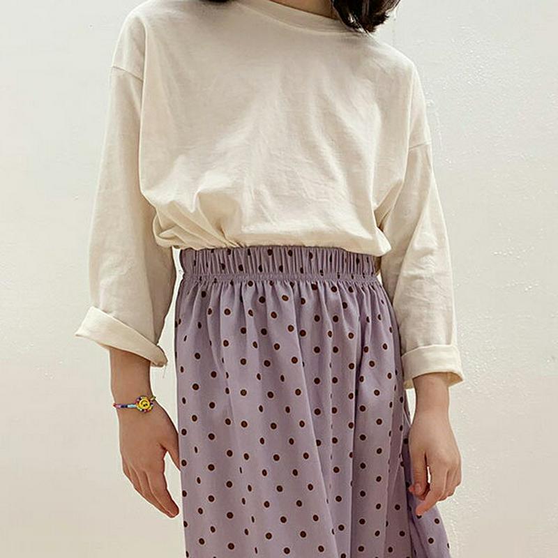 【キッズ10%OFF】ベーシックTシャツ u07392 キッズ 【3~8才】【tops】【韓国 ファッション トップス Tシャツ