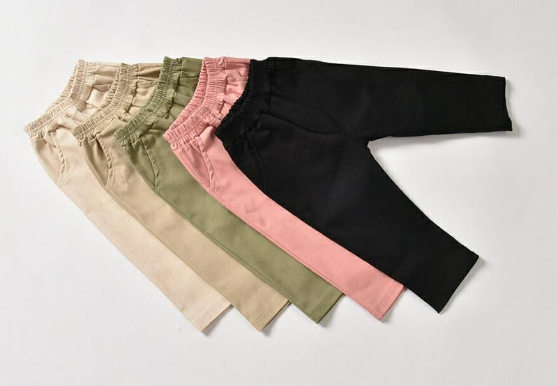 【キッズ30%OFF】ウエストゴムストレートパンツ u07295 キッズ 【3~8才】【pt】【韓国 ファッション ボトムス パンツ ロング ストレート ウエストゴム 無地 デイリー カラーパンツ ストレッチ キッズ 子供 子供用 幼稚園 通学 通園 小学生 春 秋 冬】【KIDS】