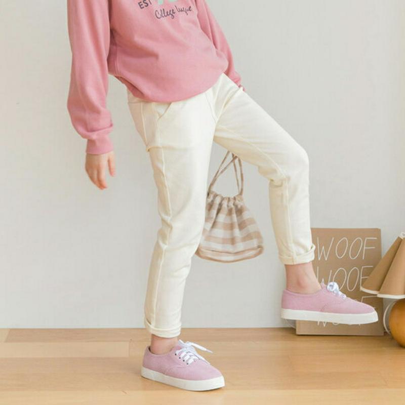 【キッズ10%OFF】スリムテーパードパンツ p007267 キッズ 【3~8才】【pt】【韓国 ファッション ボトムス パンツ