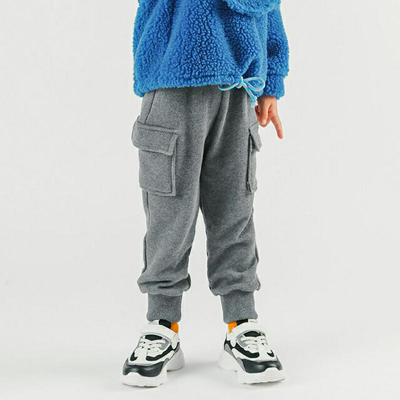 イージーカーゴジョガーパンツ p007327 キッズ 【3~8才】【pt】【韓国 ファッション ボトムス パンツ ロング ストレート スリム 無地 絞り ウエストゴム 男の子 女の子 ユニセックス キッズ 子供 子供用 幼稚園 通学 通園 小学生 春 秋 冬】【KIDS】