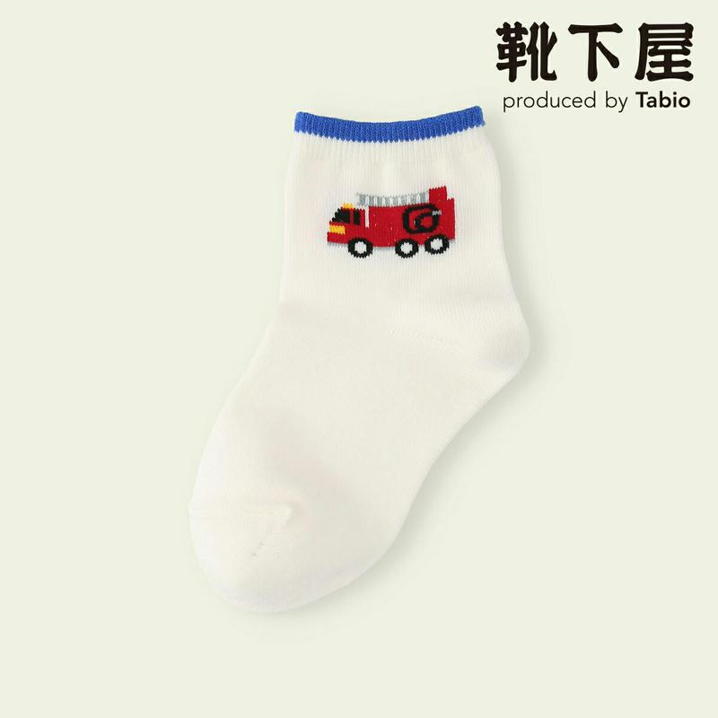 【クーポンで3足1,100円】【Mighty Soxer】 乗り物ショートソックス 13.0〜15.0cm / 靴下屋 3pairs 靴下 タビオ マイティソクサー くつ下 ショート キッズ 日本製