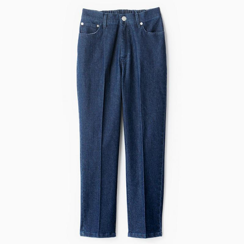 デニムテーパードパンツ（MUMU&Co.）
