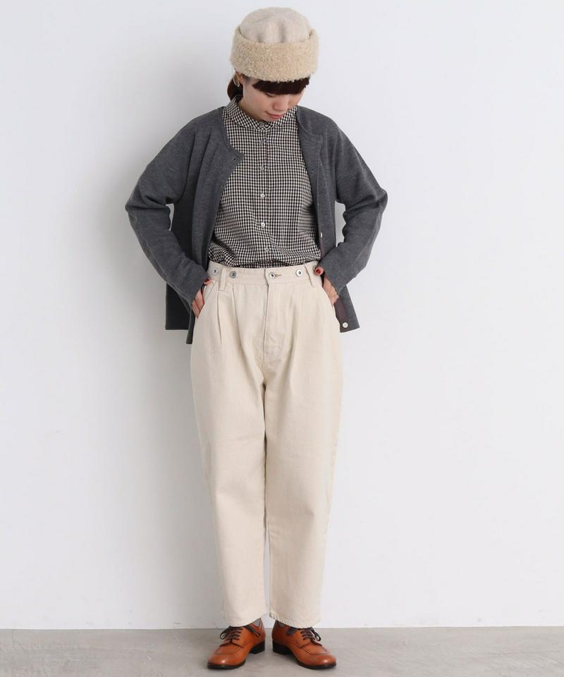 △mat　デニムタック テーパードパンツ②（mat quotidien）