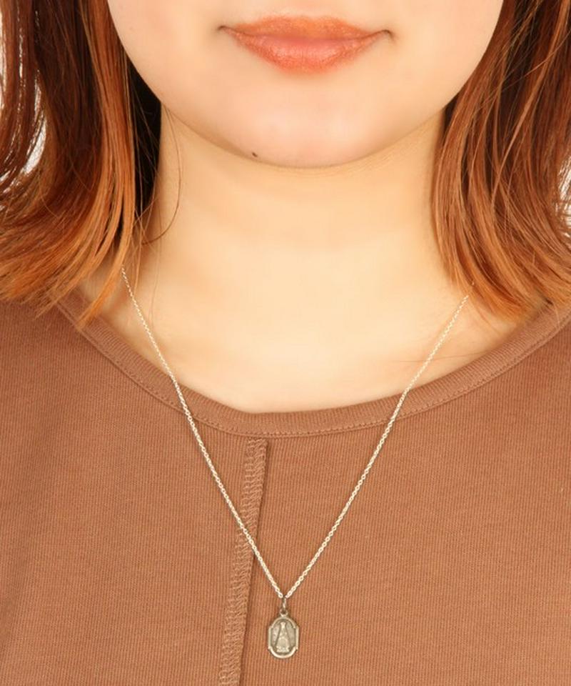 【美しいオールド感】シルバー925 プラハのイエスメダイネックレス