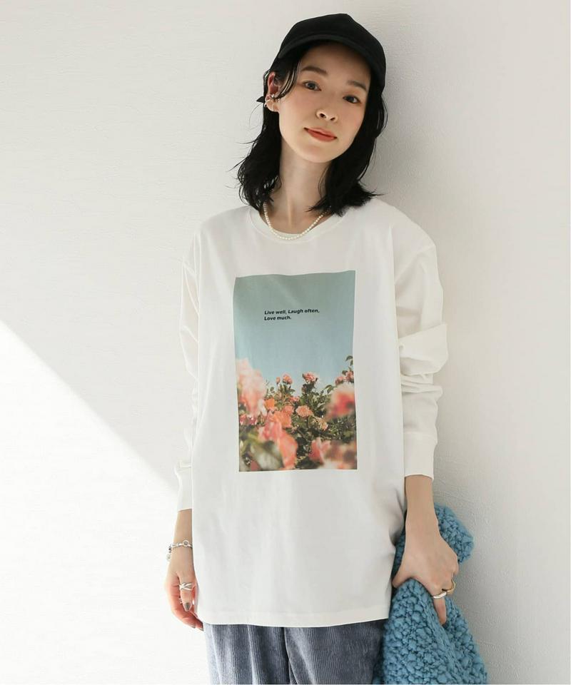 フラワープリントロングスリーブTEE◆（JOURNAL STANDARD relume）