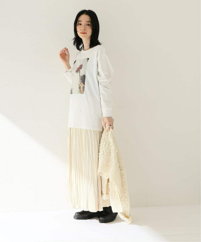 フラワープリントロングスリーブTEE◆（JOURNAL STANDARD relume）