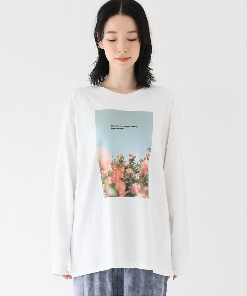 フラワープリントロングスリーブTEE◆（JOURNAL STANDARD relume）