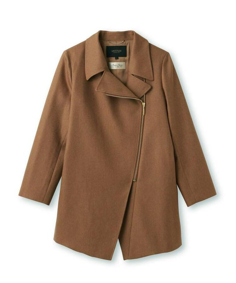 マリーニライトフラノ ライダース風コート