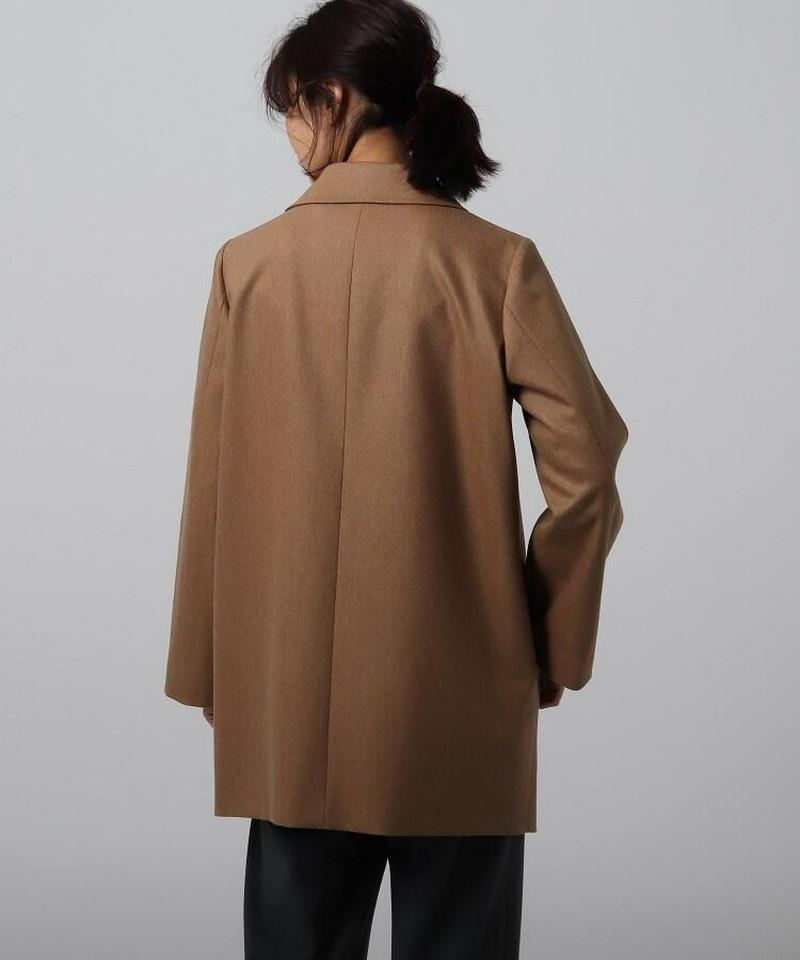 マリーニライトフラノ ライダース風コート