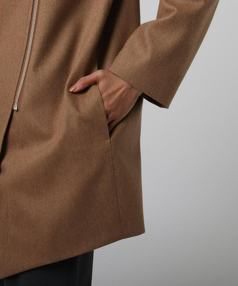 マリーニライトフラノ ライダース風コート