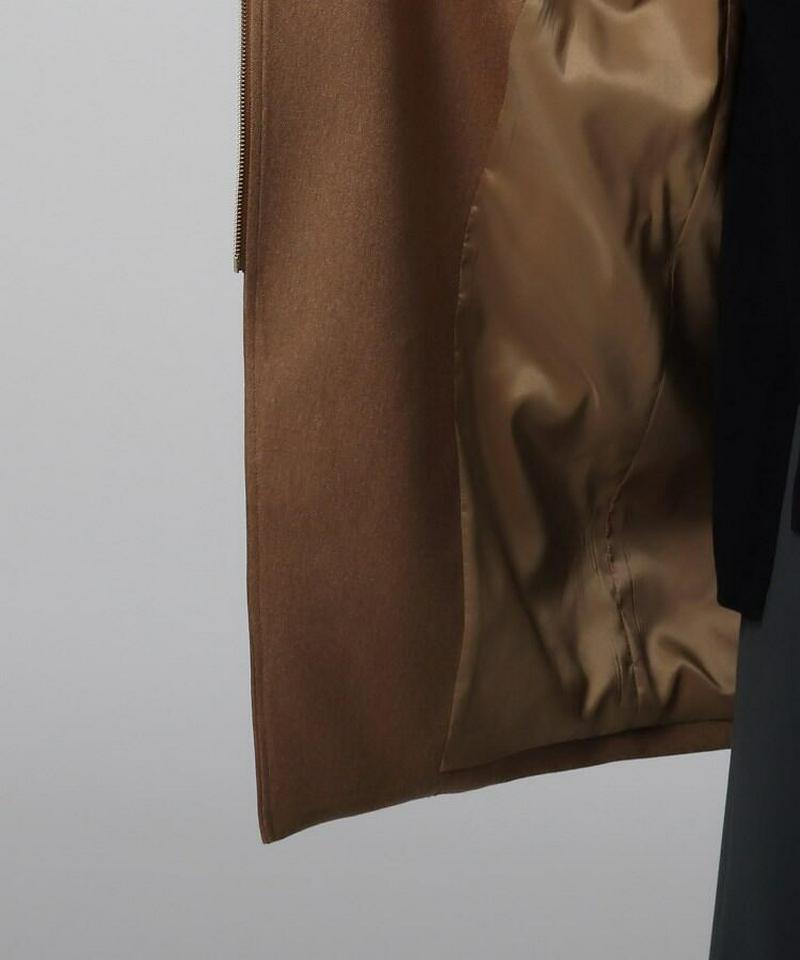 マリーニライトフラノ ライダース風コート