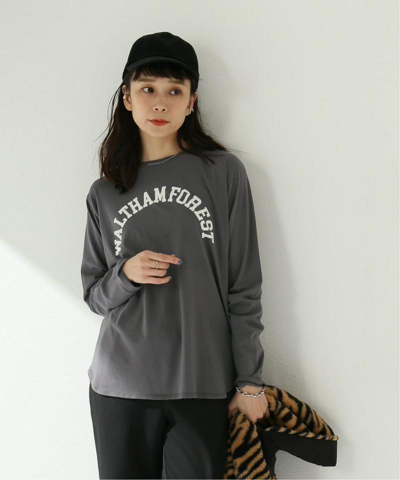 コットンラウンドロゴプリントTEE◆（JOURNAL STANDARD relume）
